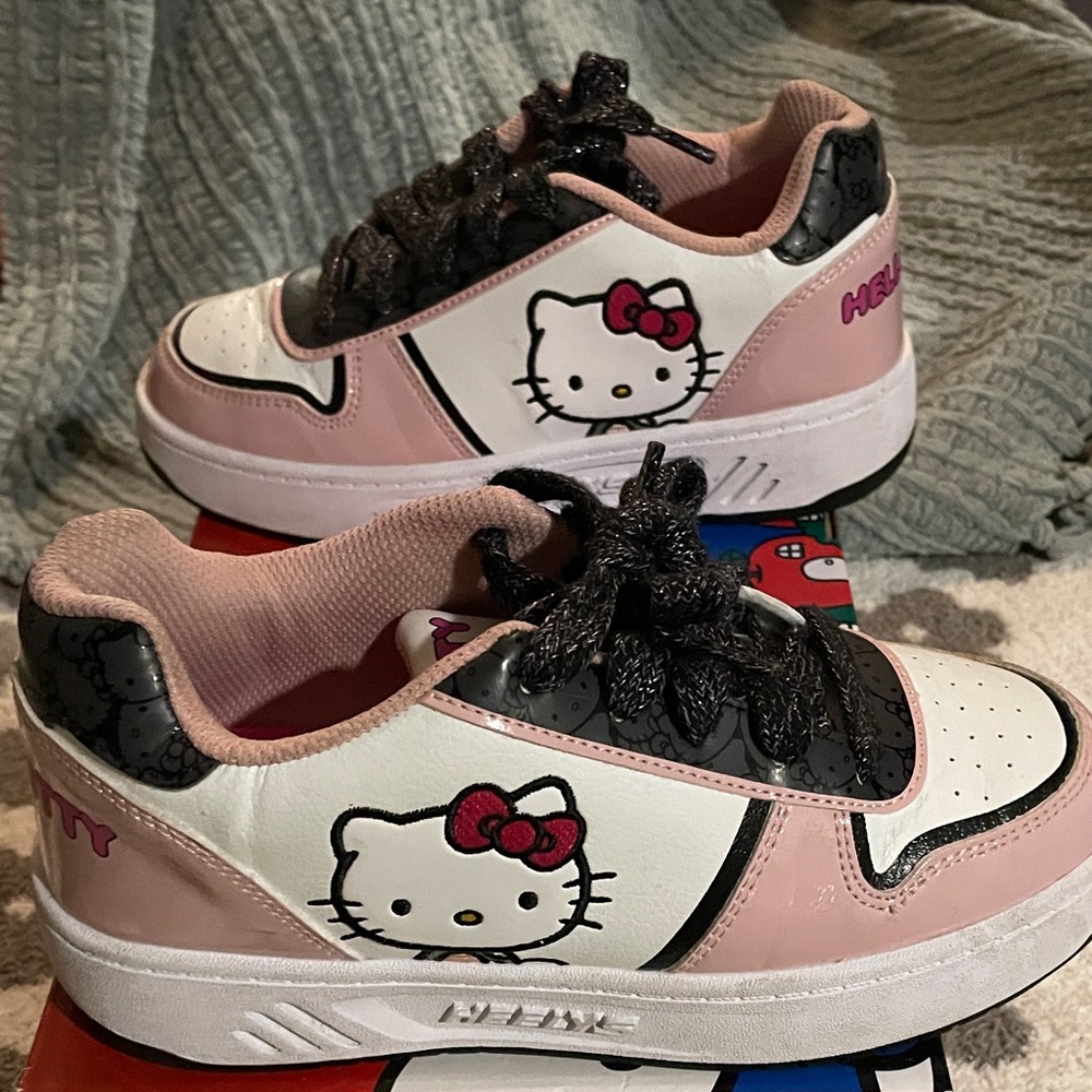 Heelys Red and Black Hello Kitty Shoes